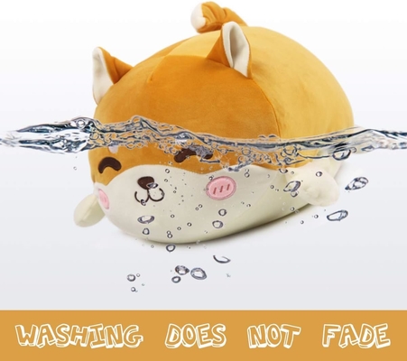 Shiba Inu almofada de pelúcia animal recheado lindo brinquedo de pelúcia molhada anime corgi pelúcia pelúcia kawaii almofada de abraço suave