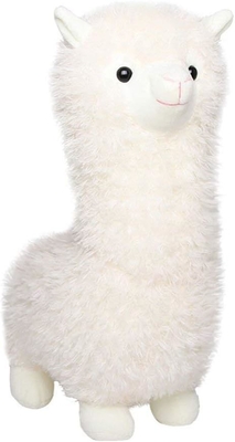 Brinquedo de lã de alpaca, animal de pelúcia de alpaca, boneca grande de 18 polegadas, almofada de pelúcia, almofada macia e fofa, super Natal de São Valentim.