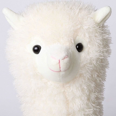 Brinquedo de lã de alpaca, animal de pelúcia de alpaca, boneca grande de 18 polegadas, almofada de pelúcia, almofada macia e fofa, super Natal de São Valentim.
