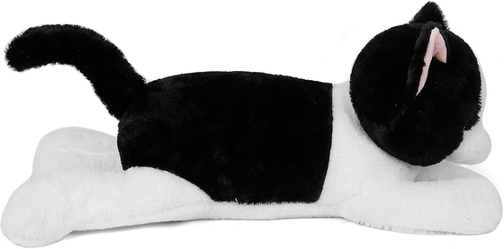 27 polegadas gatos pesados animais de pelúcia, fofinho pesado gatos almofada gigante Plushie presente ideal para adultos e crianças
