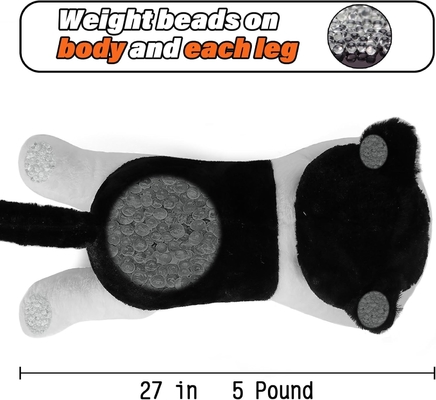 27 polegadas gatos pesados animais de pelúcia, fofinho pesado gatos almofada gigante Plushie presente ideal para adultos e crianças