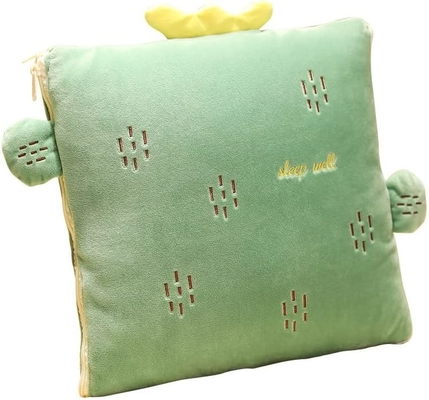 Cobertor e almofada de viagem - Premium Soft 2 em 1 Cobertor de avião com almofada de bolsa macia