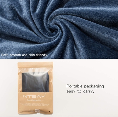 NTBAY 2 Pacotes de almofadas Velvet King com fecho fechado, super suave e aconchegante Luxury Fuzzy Flannel Pillow Cases com fecho fechado, 20x36