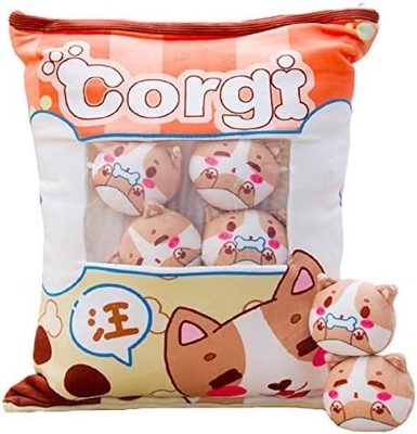 REFAHB Cute Plush Pillow Throw Pillow Removable Stuffed Animal Toys Regalos criativos para meninas (Kitten)