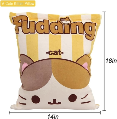 REFAHB Cute Plush Pillow Throw Pillow Removable Stuffed Animal Toys Regalos criativos para meninas (Kitten)