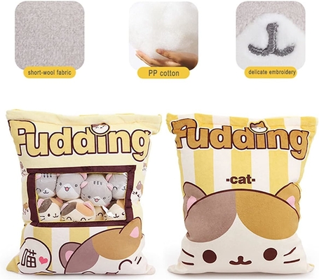 REFAHB Cute Plush Pillow Throw Pillow Removable Stuffed Animal Toys Regalos criativos para meninas (Kitten)