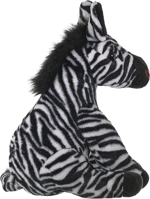 República Selvagem Zebra Plush, Animal Recheado, Brinquedo Plush, Presentes para Crianças, Cuddlekins 12 polegadas, Multicolor