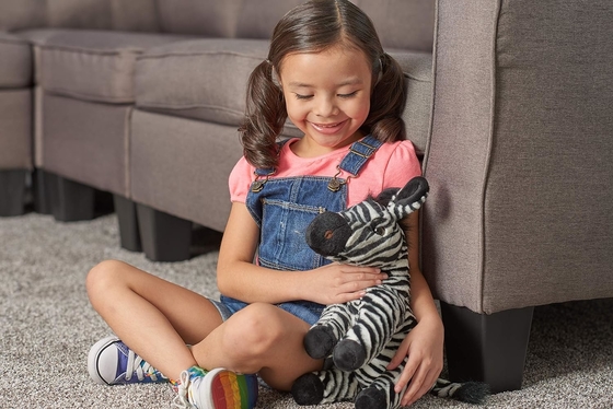 República Selvagem Zebra Plush, Animal Recheado, Brinquedo Plush, Presentes para Crianças, Cuddlekins 12 polegadas, Multicolor