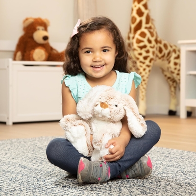 Melissa & Doug Burrow Coelho Coelhinho Animal Recheado (9 polegadas)