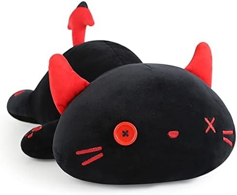 Onsoyours Kitten Cute Plush Toy 25.5 &quot; Animal de estimação recheado Kitty Anime Soft Cat Large Plush Pillow para crianças (Branco A, 25.5