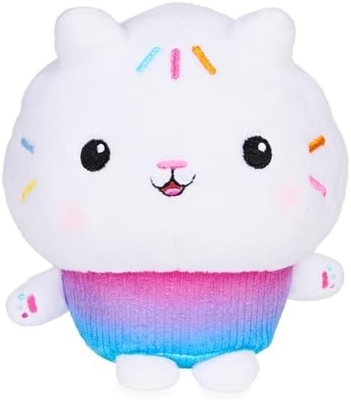 Gabby's Dollhouse, 7 polegadas Kitty Fairy Purr-ific Brinquedo de Pelúcia, Brinquedos para Crianças de 3 anos ou mais