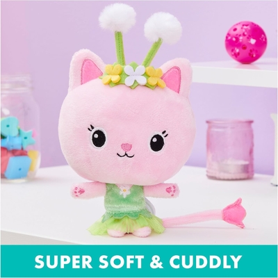 Gabby's Dollhouse, 7 polegadas Kitty Fairy Purr-ific Brinquedo de Pelúcia, Brinquedos para Crianças de 3 anos ou mais
