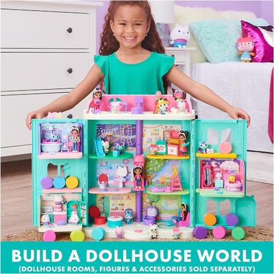Gabby's Dollhouse, 7 polegadas Kitty Fairy Purr-ific Brinquedo de Pelúcia, Brinquedos para Crianças de 3 anos ou mais