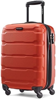 Omni PC Hardside bagagem expansível com rodas giratórias, Carry-On 20 polegadas, azul