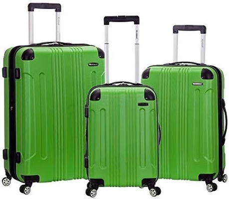 Bagagem expansível com rodas giratórias, multicolor, de 20 polegadas