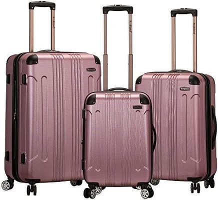 Bagagem expansível com rodas giratórias, multicolor, de 20 polegadas