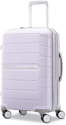 Lado duro expansível com rodas duplas, de 21 polegadas, branco