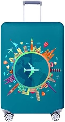 Protector de maleta de viagem para maleta Tsa aprovado, protector de maleta de maleta de 18 a 32 polegadas