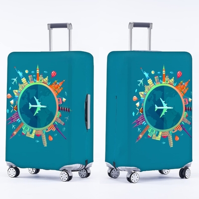 Protector de maleta de viagem para maleta Tsa aprovado, protector de maleta de maleta de 18 a 32 polegadas