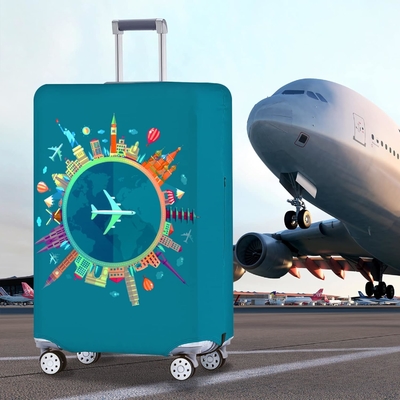 Protector de maleta de viagem para maleta Tsa aprovado, protector de maleta de maleta de 18 a 32 polegadas