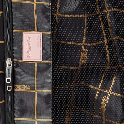 Moonlight Hardside bagagem expansível com rodas giratórias, ouro rosa, comprimido-médio 24 polegadas