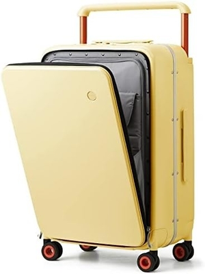 Bagagem Larga Manobra Luxo Design Valiança de Viagem de Rolamento PC Hardside com Alumínio Quadro Rodas Spinner ocos,