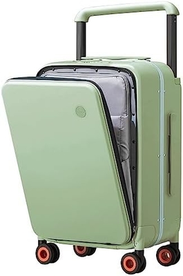 Bagagem Larga Manobra Luxo Design Valiança de Viagem de Rolamento PC Hardside com Alumínio Quadro Rodas Spinner ocos,