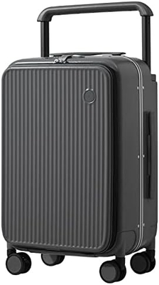 Bagagem Larga Manobra Luxo Design Valiança de Viagem de Rolamento PC Hardside com Alumínio Quadro Rodas Spinner ocos,