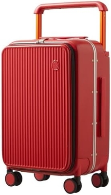 Bagagem Larga Manobra Luxo Design Valiança de Viagem de Rolamento PC Hardside com Alumínio Quadro Rodas Spinner ocos,