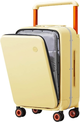 Bagagem Larga Manobra Luxo Design Valiança de Viagem de Rolamento PC Hardside com Alumínio Quadro Rodas Spinner ocos,