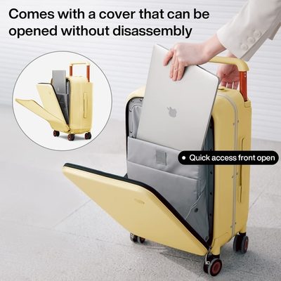 Bagagem Larga Manobra Luxo Design Valiança de Viagem de Rolamento PC Hardside com Alumínio Quadro Rodas Spinner ocos,