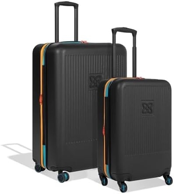 22 polegadas de viagem bagagem de lado duro, bagagem durável de casca dura, bagagem rolante leve para mulheres, bagagem de transporte
