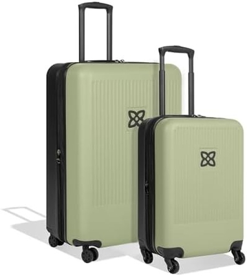 22 polegadas de viagem bagagem de lado duro, bagagem durável de casca dura, bagagem rolante leve para mulheres, bagagem de transporte
