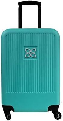 Mala durável com painel de compressão externo em malha anti-amassamento e alça de compressão projetada para viagens sem complicações