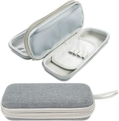 ProCase Casca de lápis de caneta, 2 camadas EVA Caixa de lápis de fechadura Bolsa de armazenamento de papelada de grande capacidade Organizador para escola
