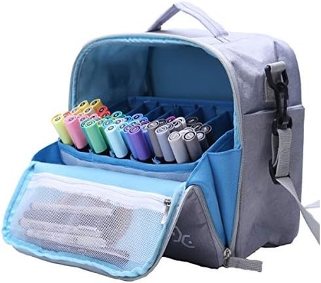 Armazenamento Saco de papel para canetas de marcação Caneta de pincel Lápis para colorir Livros Arte e artesanato Fontes Ferramentas Cosméticos, até 130 canetas