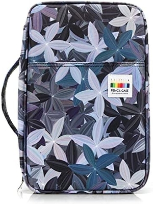 300 slots caixa de lápis de cor - organizador de caixa de caneta com envoltório e fecho, suporte de camadas múltiplas para Prismacolor caneta colorida
