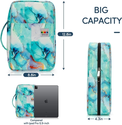 300 slots caixa de lápis de cor - organizador de caixa de caneta com envoltório e fecho, suporte de camadas múltiplas para Prismacolor caneta colorida