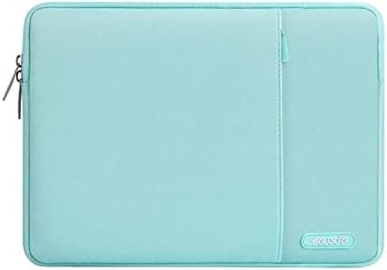 Saco de manga para laptop Compatível com MacBook Air 13 M3 A3113 M2 /Pro 13 M2 M1,Caixa vertical de poliéster com bolso, cinza