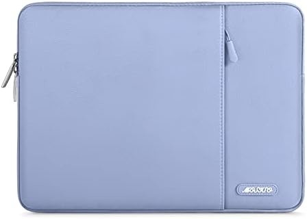 Saco de manga para laptop Compatível com MacBook Air 13 M3 A3113 M2 /Pro 13 M2 M1,Caixa vertical de poliéster com bolso, cinza