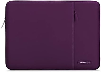 Saco de manga para laptop Compatível com MacBook Air 13 M3 A3113 M2 /Pro 13 M2 M1,Caixa vertical de poliéster com bolso, cinza
