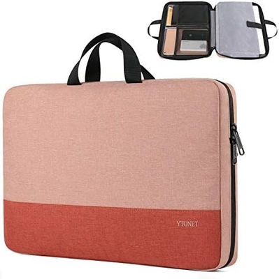 Caixa de portátil, 15.6 polegadas TSA Bolsa de portátil Laptop Manga de portátil Resistente à água Caixa de computador Laptop Carrying Case