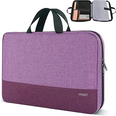 Caixa de portátil, 15.6 polegadas TSA Bolsa de portátil Laptop Manga de portátil Resistente à água Caixa de computador Laptop Carrying Case