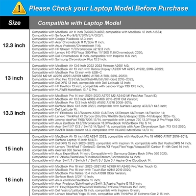 Manga de laptop Compatível com MacBook Air/Pro, notebook de 13 a 13,3 polegadas, saco de neoprene com caixa pequena, albaricoque