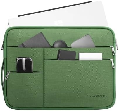 Adequado para,MacBook Pro 13-14 polegadas, PET reciclado laptop carregando caixa com alça e bolso de acessórios