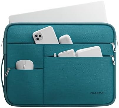 Adequado para,MacBook Pro 13-14 polegadas, PET reciclado laptop carregando caixa com alça e bolso de acessórios