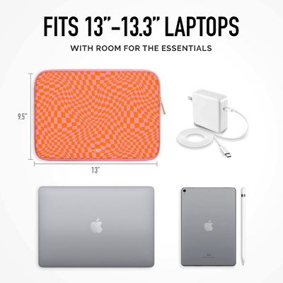 Caixa de laptop de 13 polegadas, encaixa 13-13.3 em laptops: MacBook Air Case, Pro, Case Chromebook M1 Sleeve Inch, HP Soft