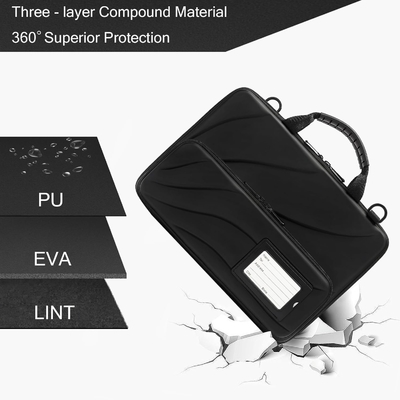 BUG 14.2-15.6 polegadas Laptop Case Hard Shell, Protector Laptop Carrying Case com suporte para dissipação de calor