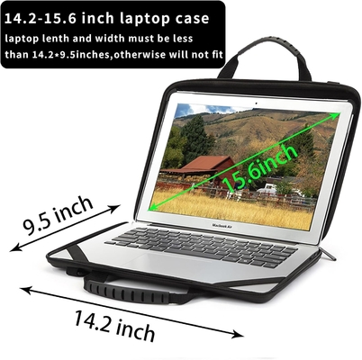 BUG 14.2-15.6 polegadas Laptop Case Hard Shell, Protector Laptop Carrying Case com suporte para dissipação de calor