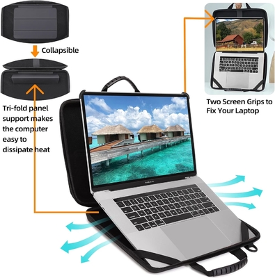 BUG 14.2-15.6 polegadas Laptop Case Hard Shell, Protector Laptop Carrying Case com suporte para dissipação de calor
